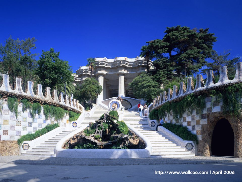 Park Guell Barcelona Spain