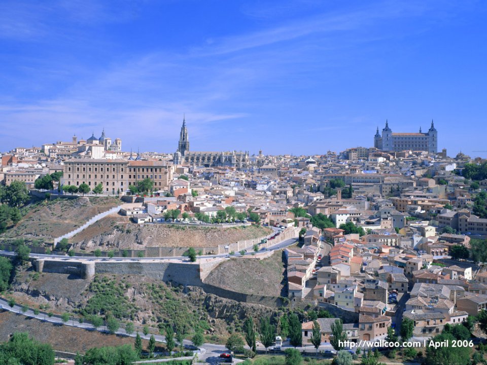 Toledo Spain Ancient City Panorama