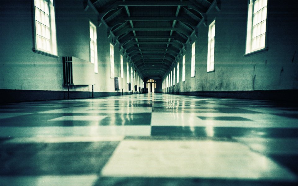 Lomo Style Psychiatric Hospital Corridor