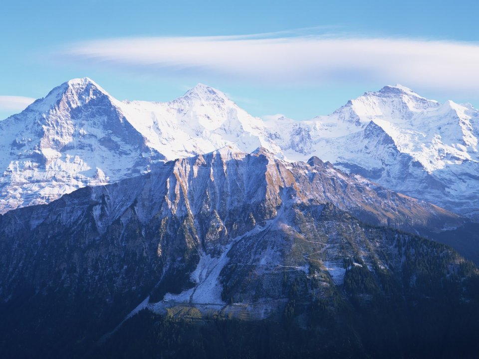 Swiss Alps Mountain Landscape