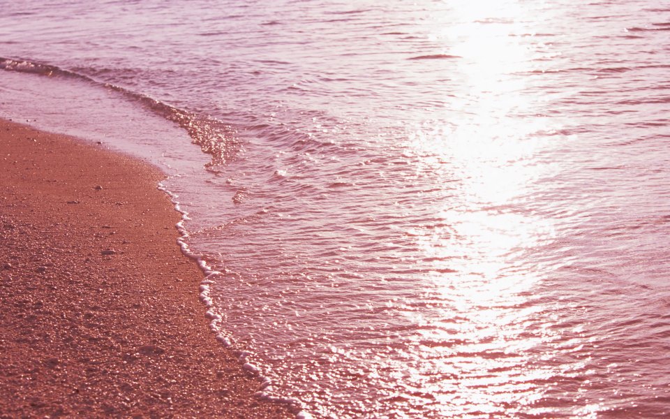Okinawa Beach Waves Sunlight