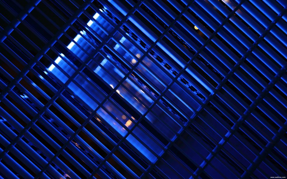 Japan Yokohama Modern Building Glass Curtain Wall Night View