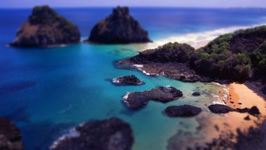 Brazil Coastline Tilt Shift Landscape