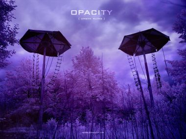 OPACITY《Urban Ruins》超现实树屋与紫色树林场景