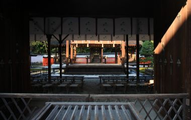 Kyoto Shimogamo Shrine Autumn Temple Architecture