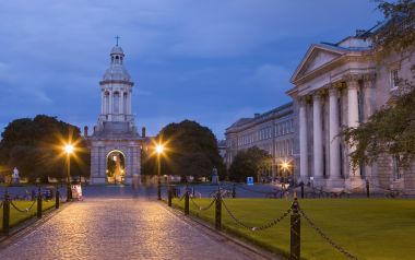 Dublin Trinity College Ireland Dusk Landscape