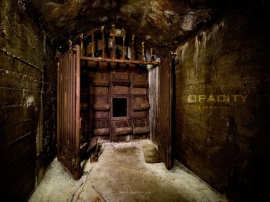 Abandoned Underground Hospital Blast Door