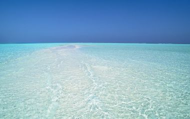Maldives Aquamarine Shallow Sea View