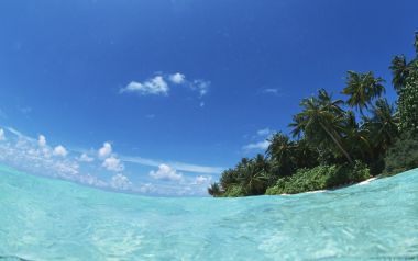 马尔代夫Hibiscus Island热带海岛风光