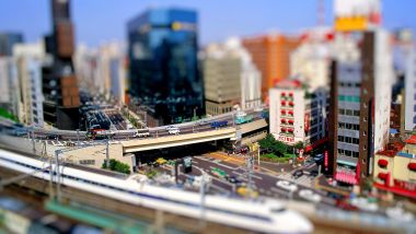 Japan Tokyo Tilt Shift Cityscape