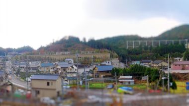 日本小镇移轴摄影风景