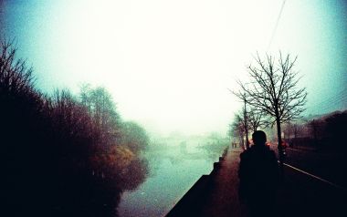 LOMO风格大运河雾景复古摄影