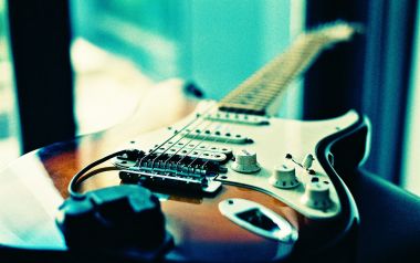 Lomo Style Electric Guitar Close Up