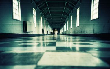 Lomo Style Psychiatric Hospital Corridor