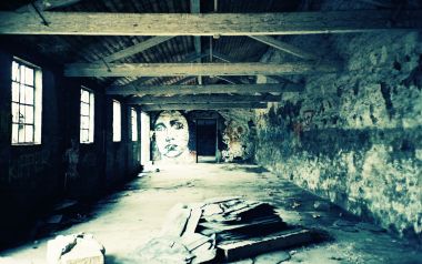 Abandoned Warehouse Lomo Graffiti And Decayed Space