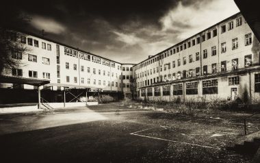 Black And White Urban Ruins And Abandoned Buildings