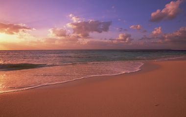Japan Okinawa Beach Sunset Seascape