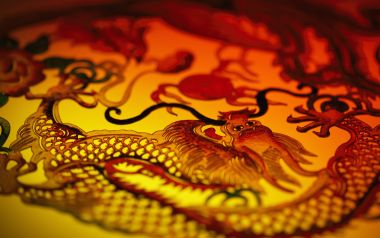 中国龙年传统剪纸艺术