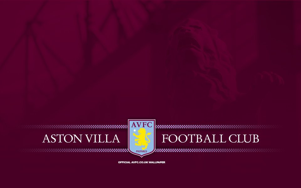 Aston Villa Football Club Official Logo Wallpaper