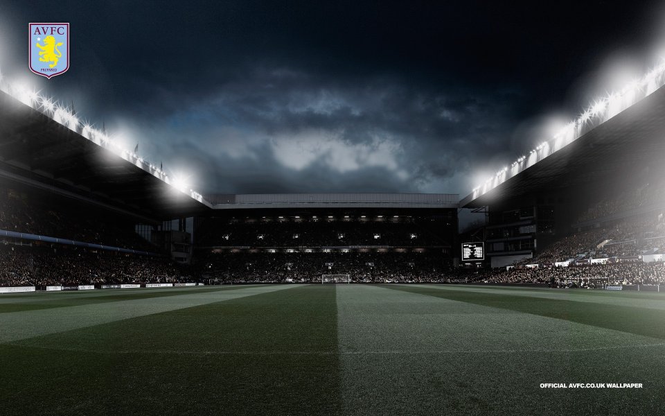 Aston Villa Football Club Home Stadium Night View