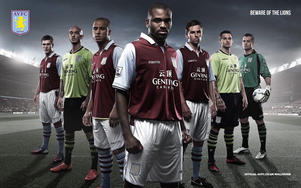 Aston Villa FC: 2012-13 Season Wallpaper Collection