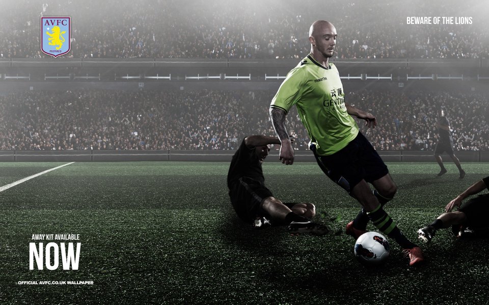 Aston Villa Football Club Match Scene