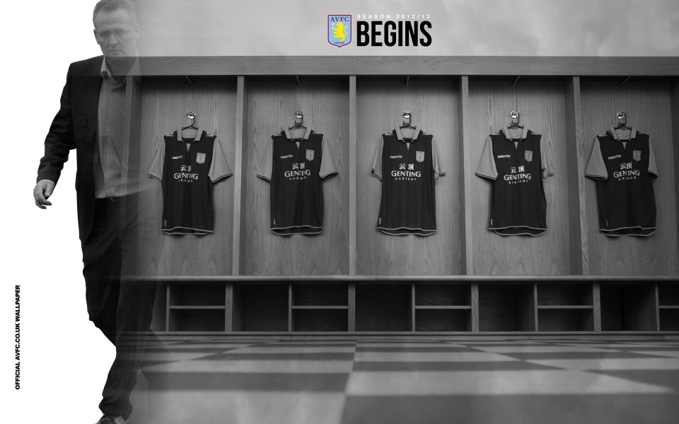 Aston Villa 2012 13 Season Locker Room Official Wallpaper