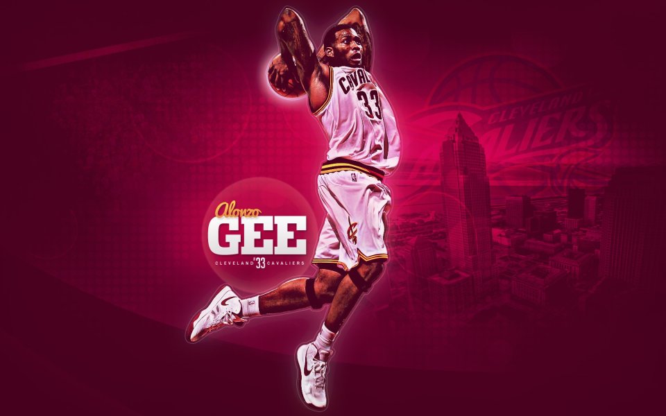NBA Cleveland Cavaliers Alonzo Gee Dunk Wallpaper