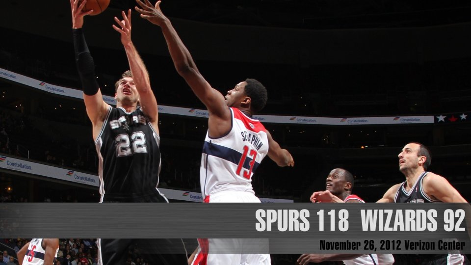 NBA San Antonio Spurs Vs Washington Wizards Game Scene