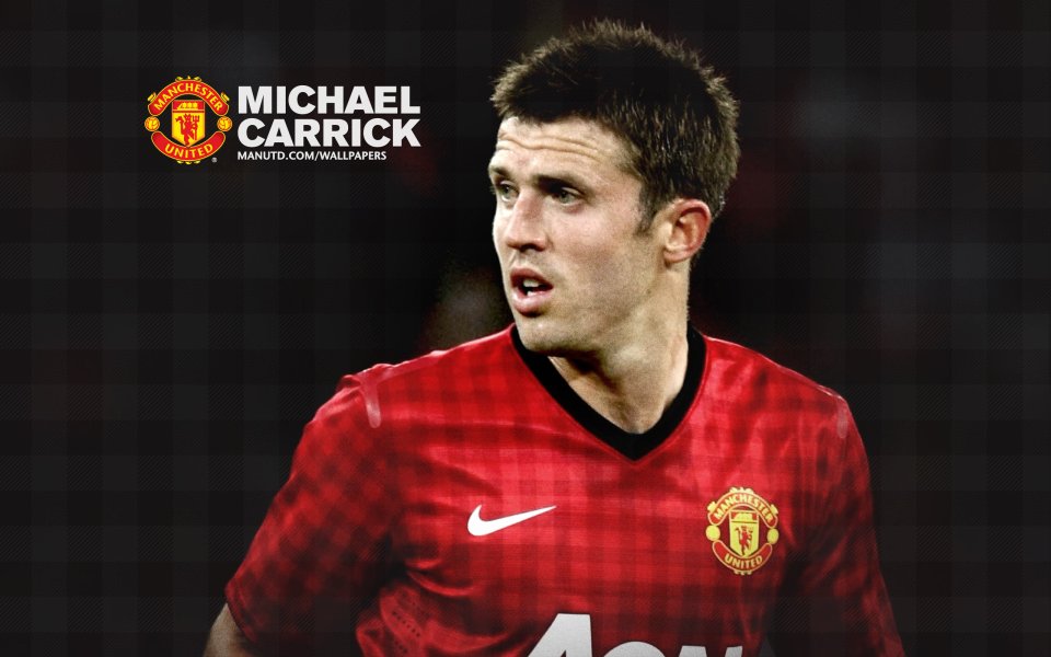 Michael Carrick Manchester United Official Wallpaper