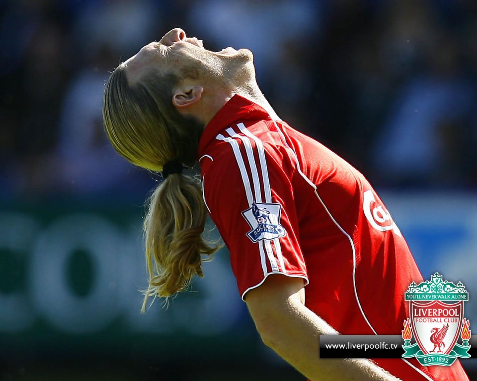Liverpool Fc Premier League Player Shouting On Pitch Moment