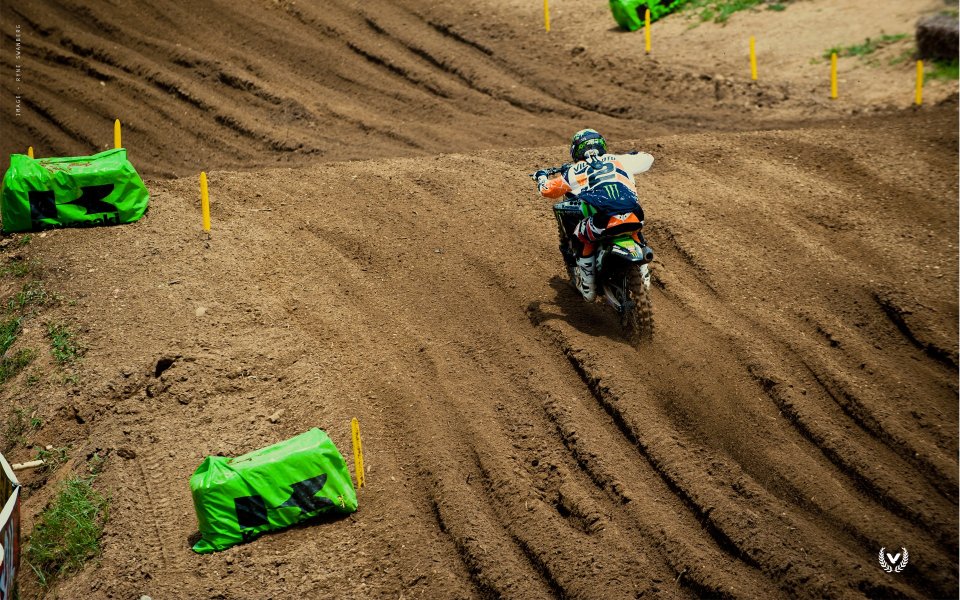 Motocross Racing Track Scene