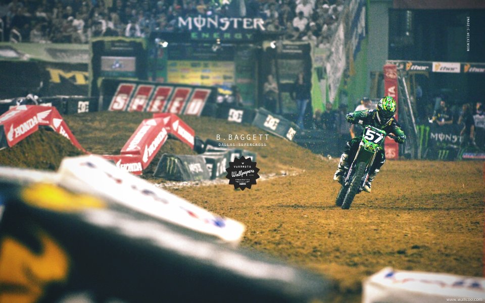 Dallas Supercross Motocross Race Scene