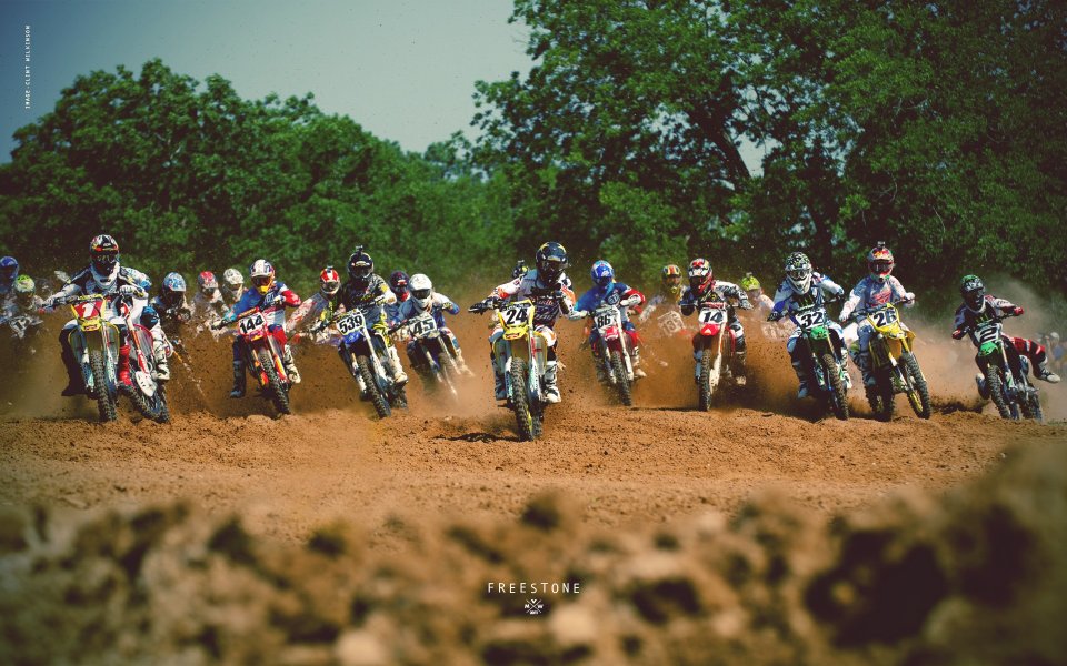 Freestone Motocross Race Start