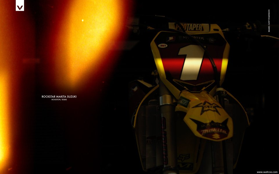 Houston Rockstar Makita Suzuki Racing Motorcycle