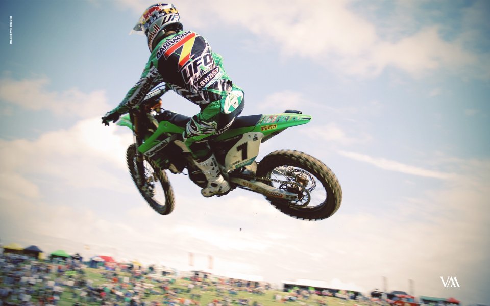 2011 Matterley Basin Motocross Rider Mid Air Jump