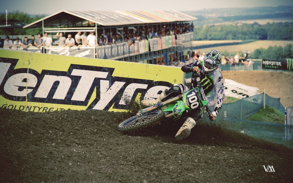 UK Matterley Basin Motocross Race Scene