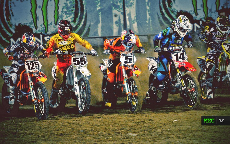 Motocross Race Competition Scene