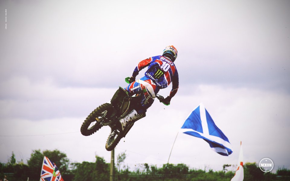 Motocross Of Nations Motocross Rider Mid Air Jump Scene