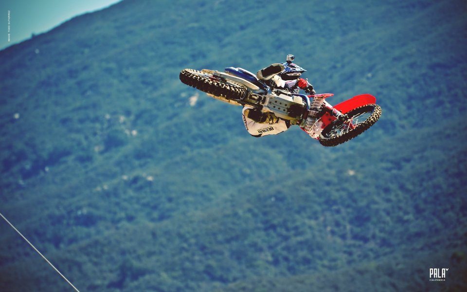 Motocross Aerial Stunt Performance