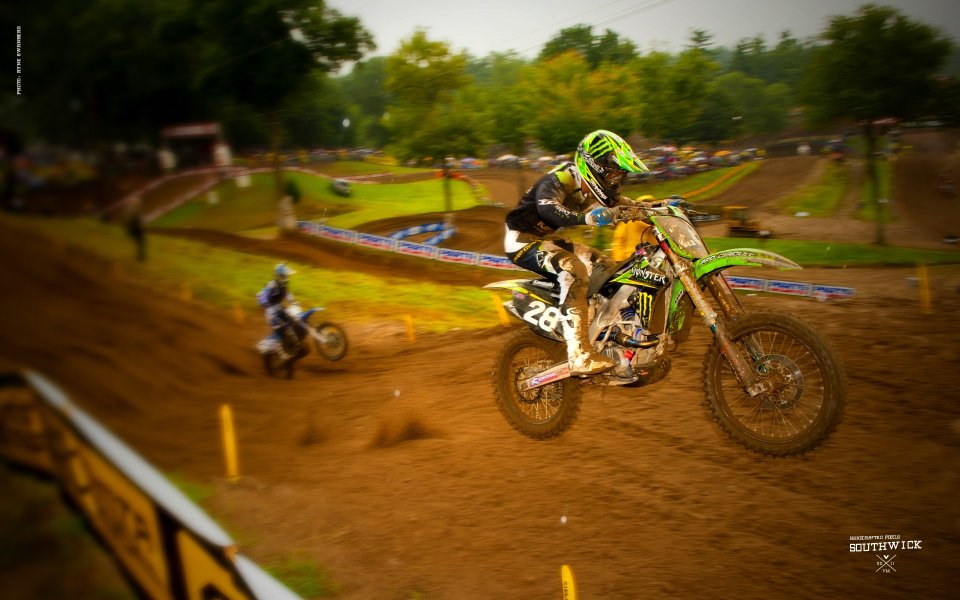 Motocross Race Track Scene