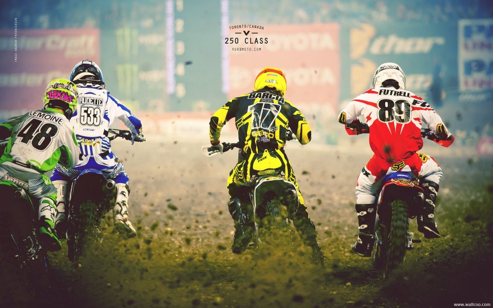 Canada Toronto 250cc Motocross Race Scene