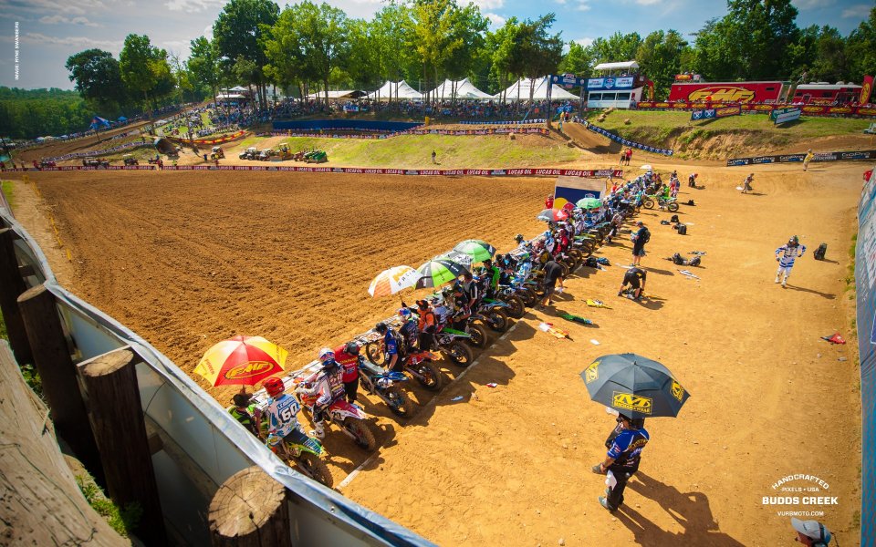 Usa Budds Creek Motocross Race Scene
