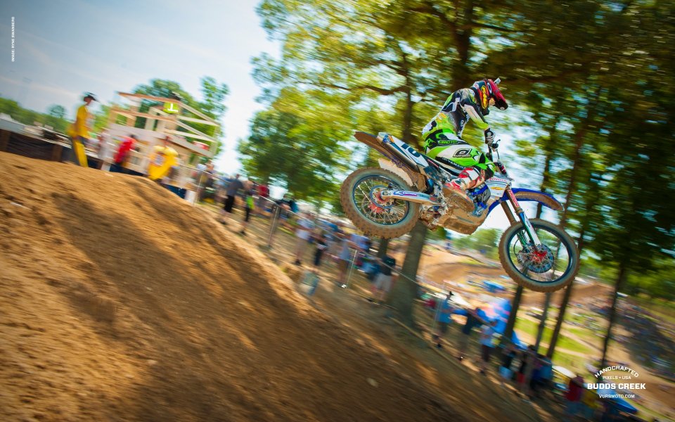 Motocross Track Jump Scene
