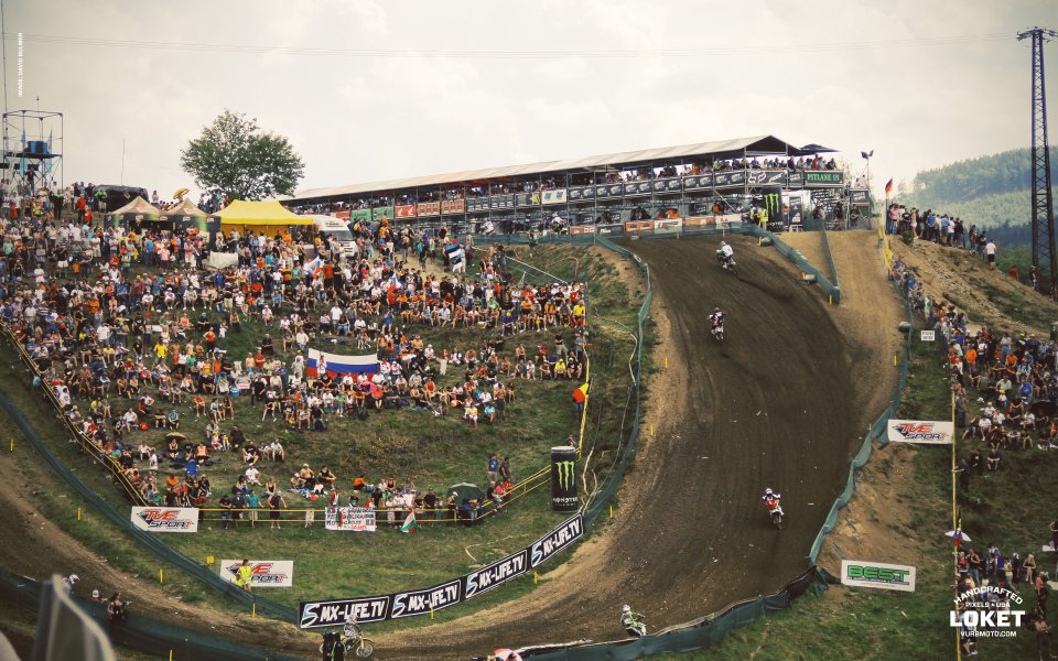 Czech Loket Motocross Race Event