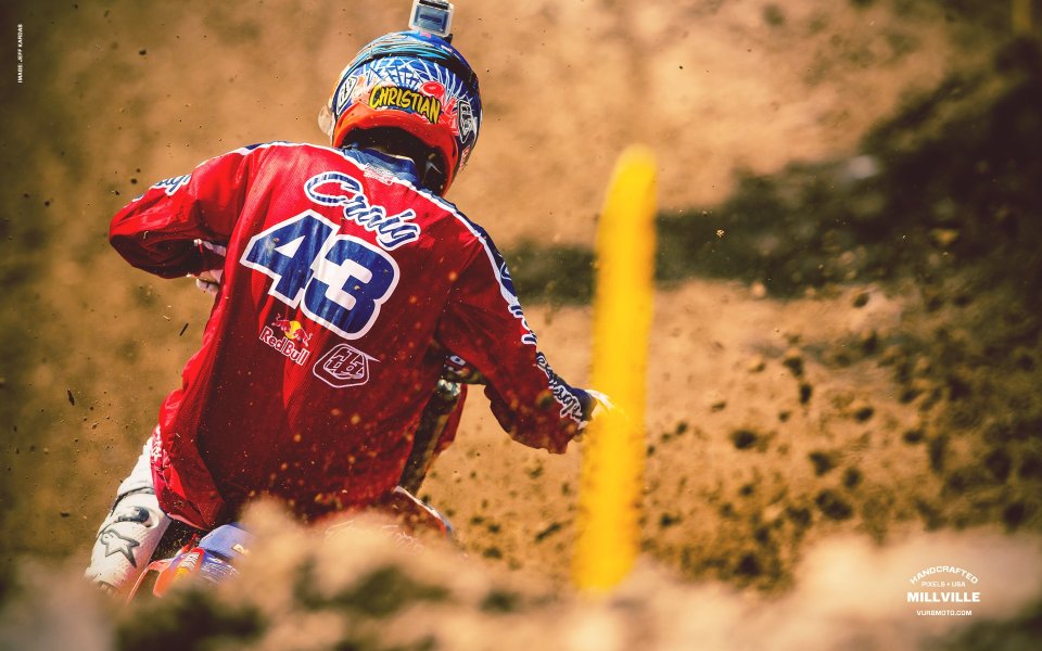 Us Millville Motocross Rider 43 Racing Scene