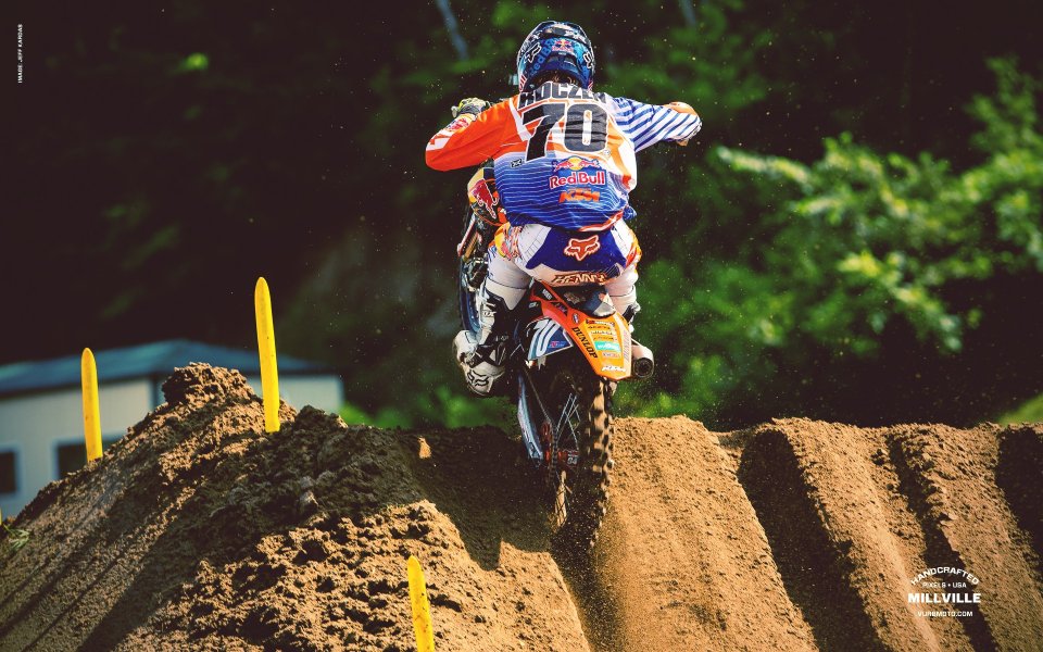Motocross Rider 70 Millville Race Scene