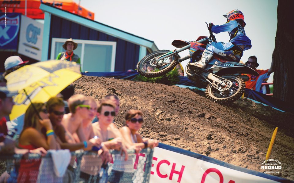 USA RedBud Motocross Track Race Scene