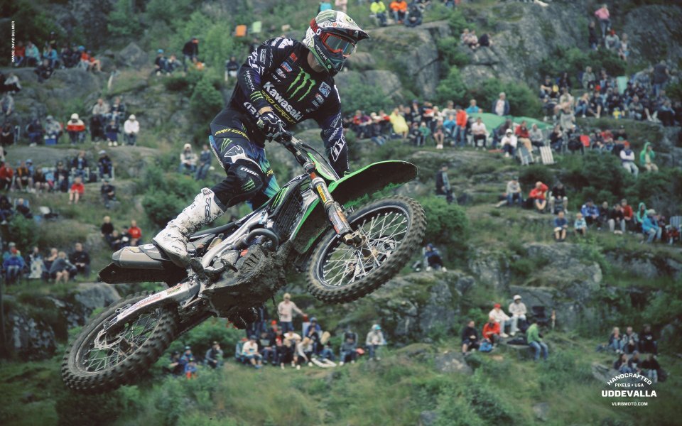 Swedish Uddevalla Motocross Race Scene