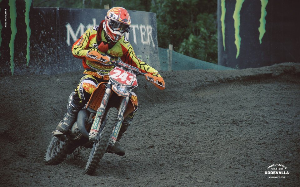 Swedish Uddevalla Motocross Race Scene